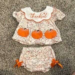 Thankful Pumpkin Baby Outfit
